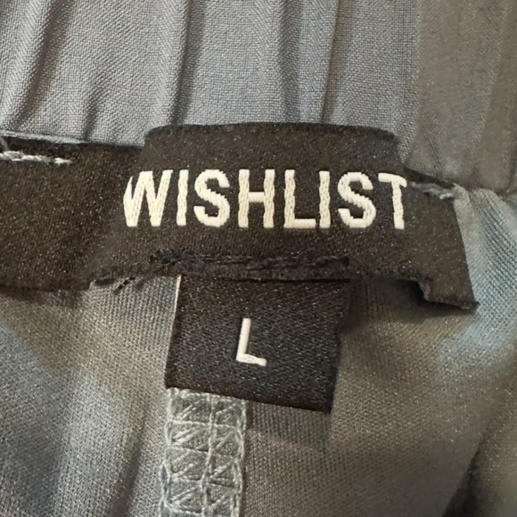 Wishlist Skort Size L Blue Gray Built In Shorts Elastic Waistband Curved Hem - Picture 6 of 10